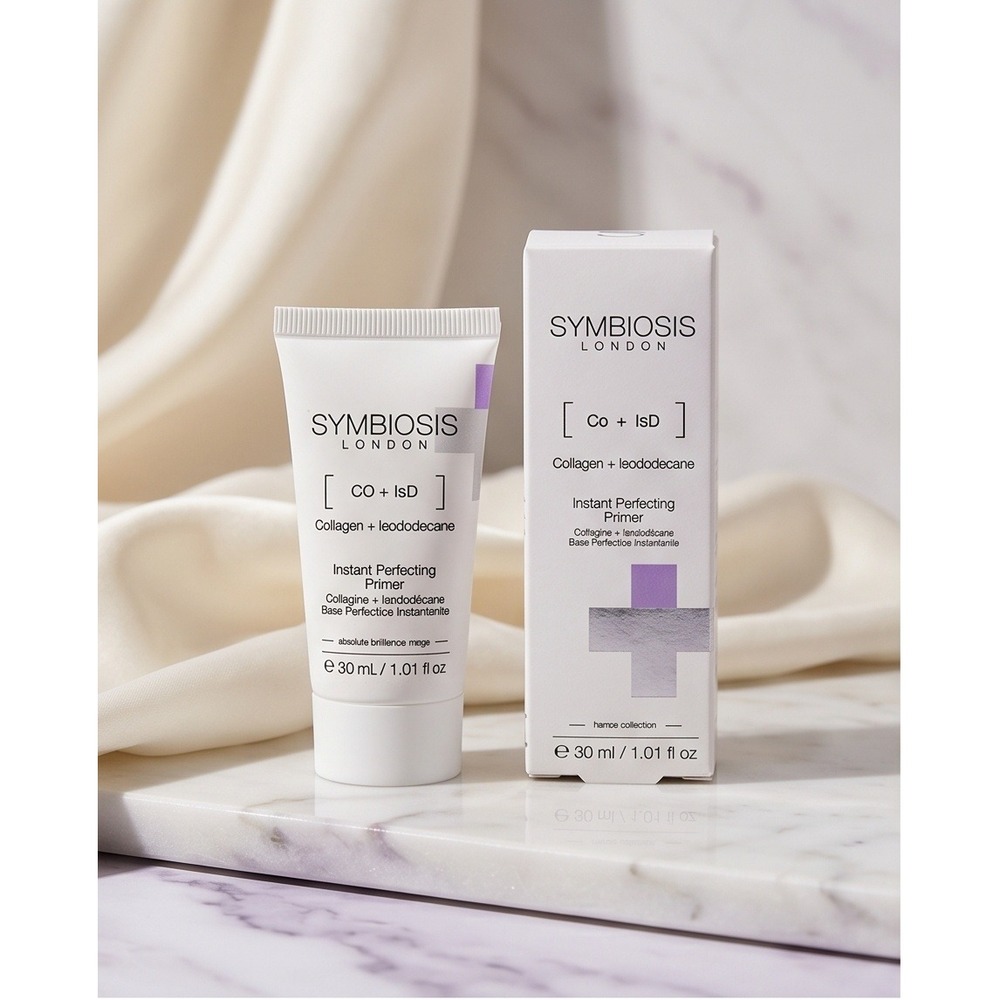 Symbiosis London Instant Perfecting Primer Collagen‎ Isododecane 30ml 1.01oz NIB